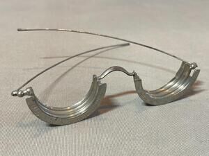 Antique / Vintage Optometrist Trial Lens Half-Eye Frame